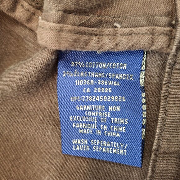 Vintage Womens Utility Military Cargo Jacket Sz L Cotton Cozy Casual Gorpcore - Picture 11 of 12